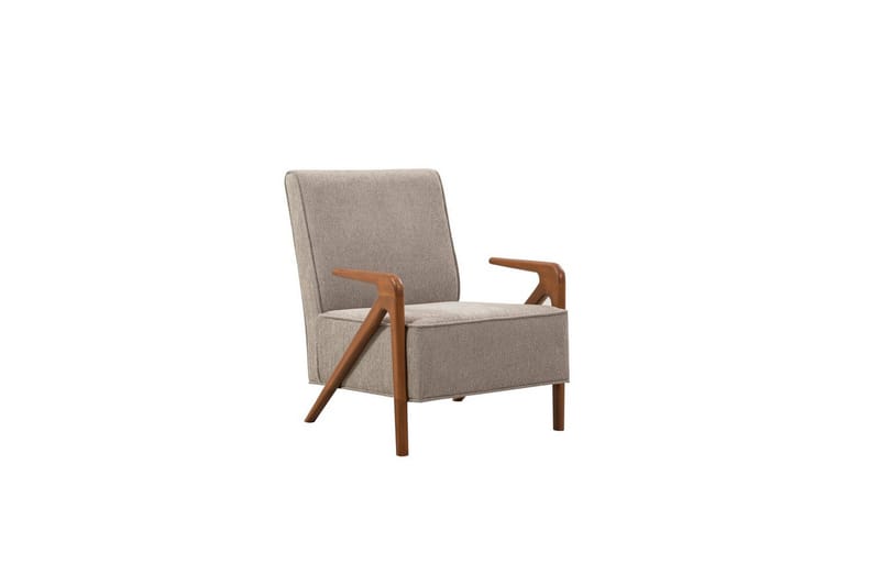 Sufian Bäddsoffa 3-sits - Mediumfärgat trä/Grå - Möbler - Soffa - Bäddsoffa - 3 sits bäddsoffa
