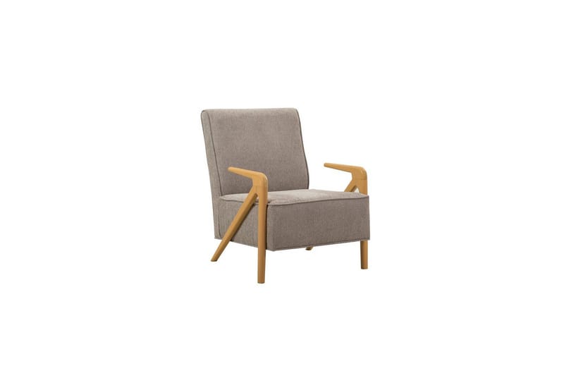 Sufian Bäddsoffa 3-sits - Mediumfärgat trä/Grå - Möbler - Soffa - Bäddsoffa - 3 sits bäddsoffa