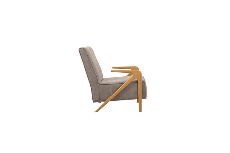 Sufian Bäddsoffa 3-sits - Mediumfärgat trä/Grå - Möbler - Soffa - Bäddsoffa - 3 sits bäddsoffa