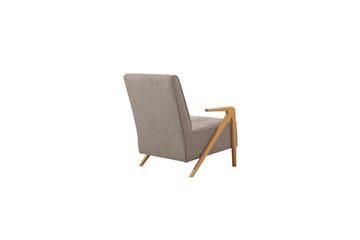 Sufian Bäddsoffa 3-sits - Mediumfärgat trä/Grå - Möbler - Soffa - Bäddsoffa - 3 sits bäddsoffa