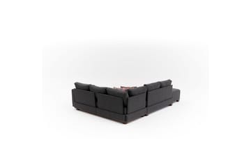 Sufian Hörnbäddsoffa 4-sits - Antracit - Möbler - Soffa - Bäddsoffa - Hörnbäddsoffa
