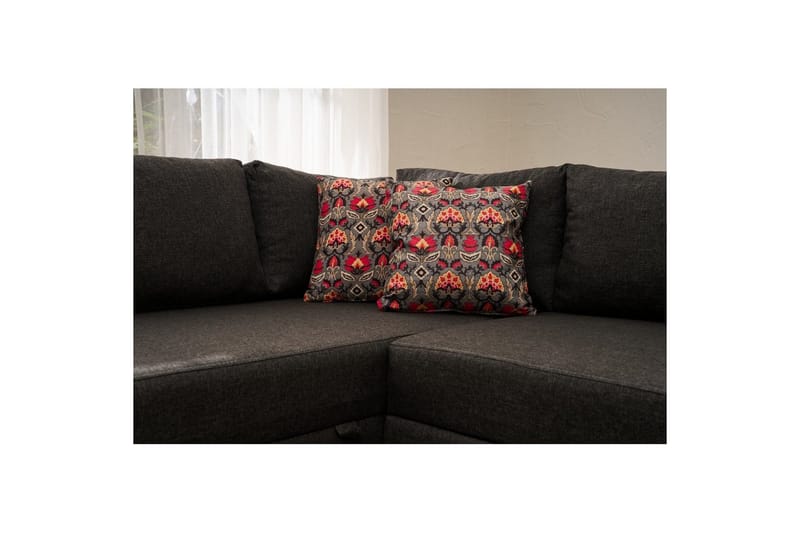 Sufian Hörnbäddsoffa 4-sits - Antracit - Möbler - Soffa - Bäddsoffa - Hörnbäddsoffa