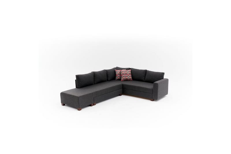 Sufian Hörnbäddsoffa 4-sits - Antracit - Möbler - Soffa - Bäddsoffa - Hörnbäddsoffa