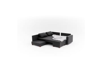 Sufian Hörnbäddsoffa 4-sits - Antracit - Möbler - Soffa - Bäddsoffa - Hörnbäddsoffa