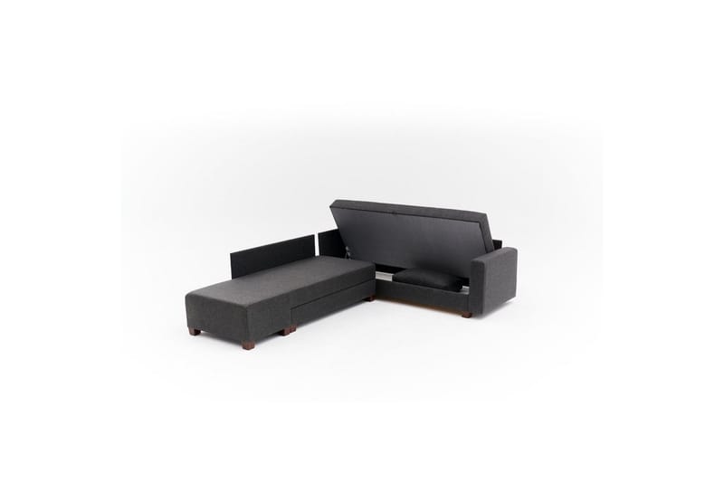 Sufian Hörnbäddsoffa 4-sits - Antracit - Möbler - Soffa - Bäddsoffa - Hörnbäddsoffa
