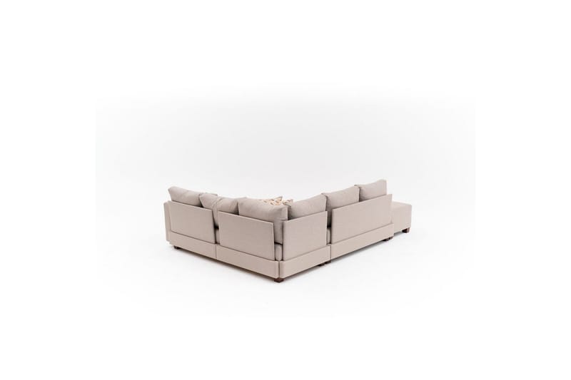Sufian Hörnbäddsoffa 4-sits - Beige - Möbler - Soffa - Bäddsoffa - Hörnbäddsoffa