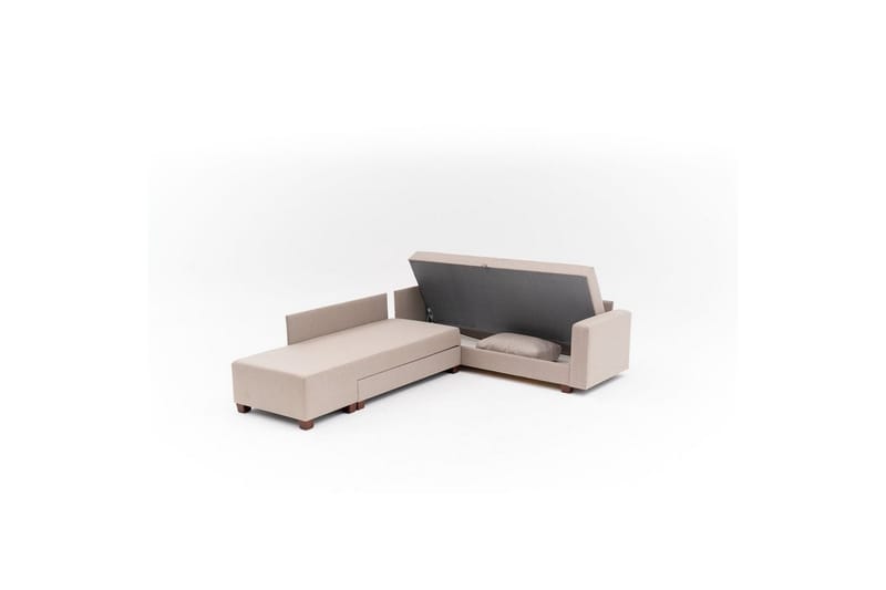 Sufian Hörnb�äddsoffa 4-sits - Beige - Möbler - Soffa - Bäddsoffa - Hörnbäddsoffa