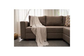 Sufian Hörnbäddsoffa 4-sits - Brun - Möbler - Soffa - Bäddsoffa - Hörnbäddsoffa