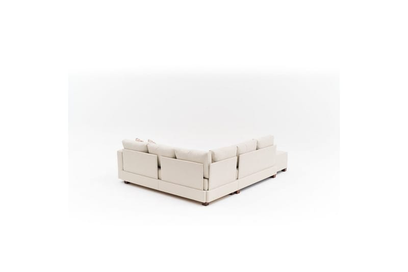 Sufian Hörnbäddsoffa 4-sits - Cremevit - Möbler - Soffa - Bäddsoffa - Hörnbäddsoffa