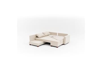 Sufian Hörnbäddsoffa 4-sits - Cremevit - Möbler - Soffa - Bäddsoffa - Hörnbäddsoffa