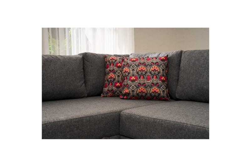 Sufian Hörnbäddsoffa 4-sits - Mörkgrå - Möbler - Soffa - Bäddsoffa - Hörnbäddsoffa