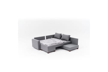 Sufian Hörnbäddsoffa 4-sits - Mörkgrå - Möbler - Soffa - Bäddsoffa - Hörnbäddsoffa