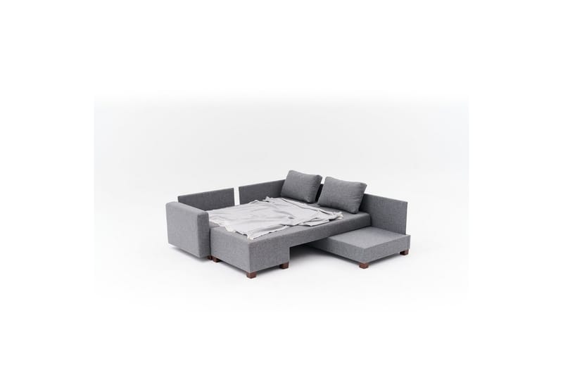 Sufian Hörnbäddsoffa 4-sits - Mörkgrå - Möbler - Soffa - Bäddsoffa - Hörnbäddsoffa