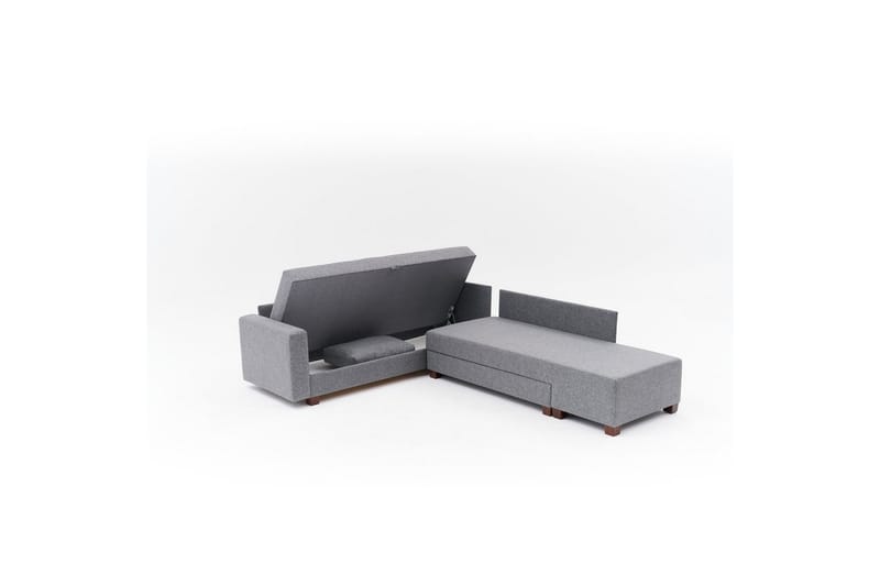 Sufian Hörnbäddsoffa 4-sits - Mörkgrå - Möbler - Soffa - Bäddsoffa - Hörnbäddsoffa
