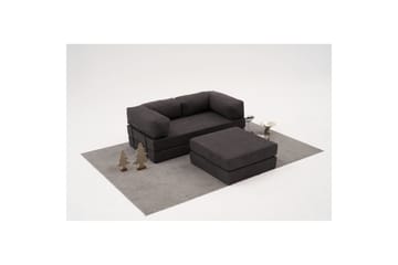 Sufian Hörnbäddsoffa med Divan 2-sits - Antracit - Möbler - Soffa - Bäddsoffa - Bäddsoffa divan
