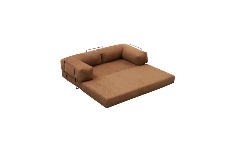 Sufian Hörnbäddsoffa med Divan 2-sits - Brun - Möbler - Soffa - Bäddsoffa - Bäddsoffa divan