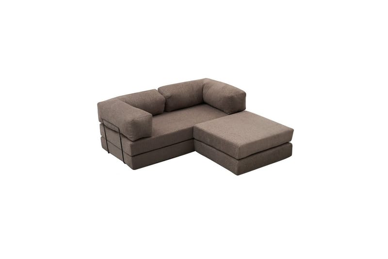 Sufian Hörnbäddsoffa med Divan 2-sits - Grå - Möbler - Soffa - Bäddsoffa - Bäddsoffa divan