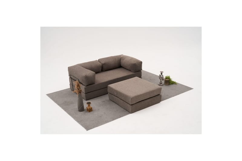 Sufian Hörnbäddsoffa med Divan 2-sits - Grå - Möbler - Soffa - Bäddsoffa - Bäddsoffa divan