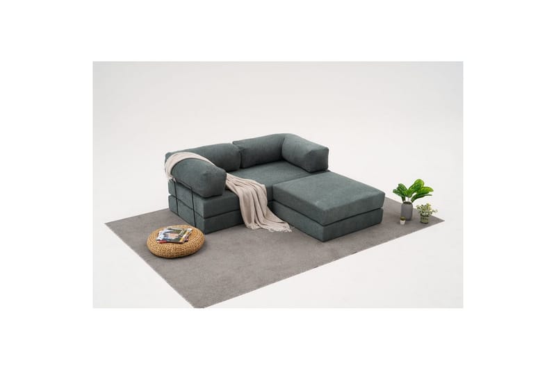Sufian Hörnbäddsoffa med Divan 2-sits - Grön - Möbler - Soffa - Bäddsoffa - Bäddsoffa divan