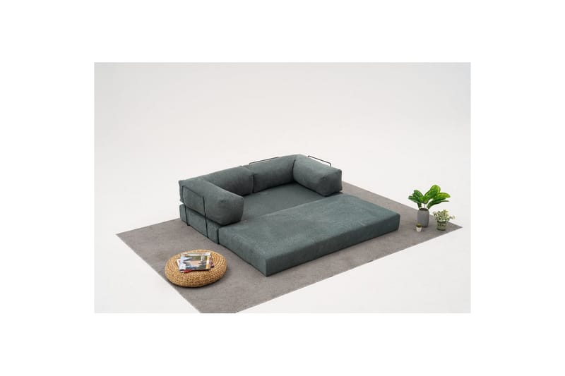 Sufian Hörnbäddsoffa med Divan 2-sits - Grön - Möbler - Soffa - Bäddsoffa - Bäddsoffa divan
