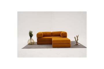Sufian Hörnbäddsoffa med Divan 2-sits - Orange - Möbler - Soffa - Bäddsoffa - Bäddsoffa divan