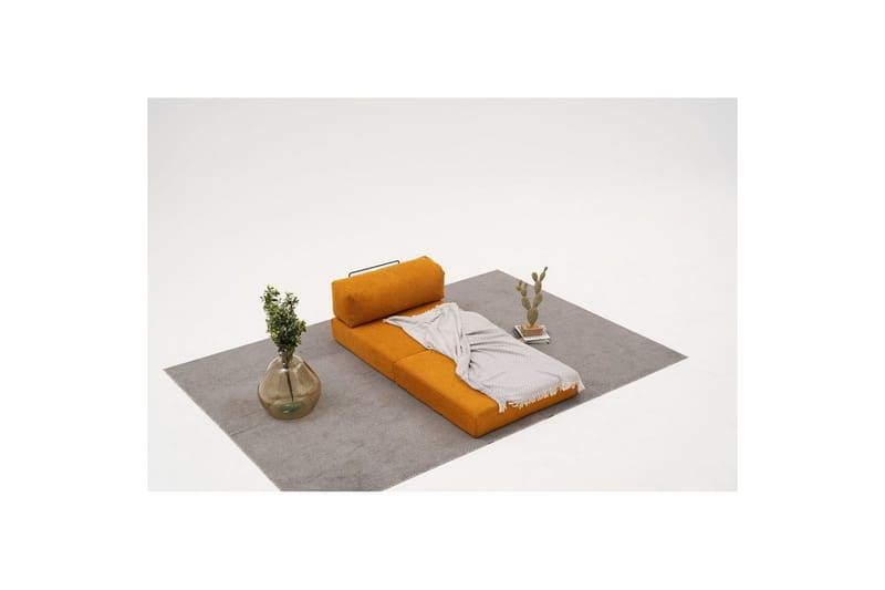 Sufian Hörnbäddsoffa med Divan 2-sits - Orange - Möbler - Soffa - Bäddsoffa - Bäddsoffa divan