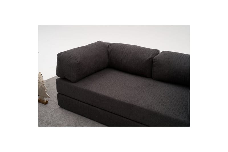 Sufian Hörnbäddsoffa Två Hörn 3-sits - Antracit - Möbler - Soffa - Bäddsoffa - Hörnbäddsoffa