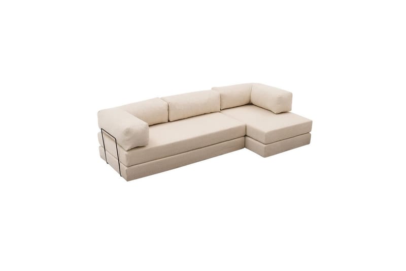 Sufian Hörnbäddsoffa Två Hörn 3-sits - Beige - Möbler - Soffa - Bäddsoffa - Hörnbäddsoffa