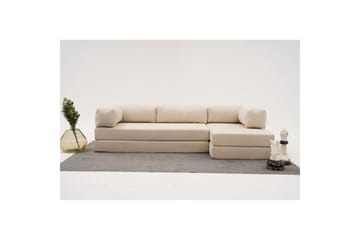 Sufian Hörnbäddsoffa Två Hörn 3-sits - Beige - Möbler - Soffa - Bäddsoffa - Hörnbäddsoffa
