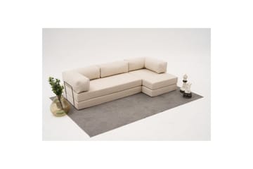 Sufian Hörnbäddsoffa Två Hörn 3-sits - Beige - Möbler - Soffa - Bäddsoffa - Hörnbäddsoffa