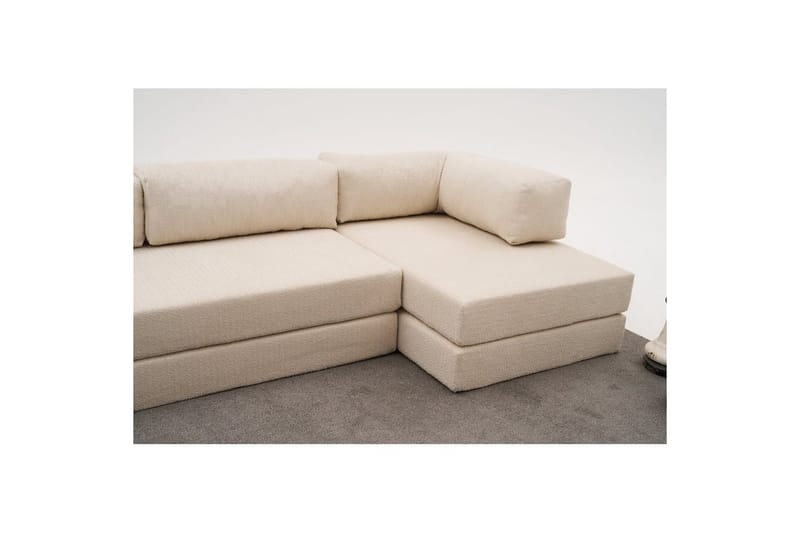 Sufian Hörnbäddsoffa Två Hörn 3-sits - Beige - Möbler - Soffa - Bäddsoffa - Hörnbäddsoffa