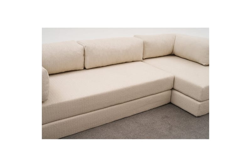 Sufian Hörnbäddsoffa Två Hörn 3-sits - Beige - Möbler - Soffa - Bäddsoffa - Hörnbäddsoffa