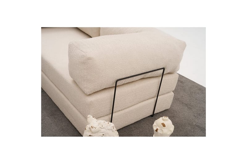 Sufian Hörnbäddsoffa Två Hörn 3-sits - Beige - Möbler - Soffa - Bäddsoffa - Hörnbäddsoffa