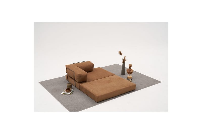 Sufian Hörnbäddsoffa Två Hörn 3-sits - Brun - Möbler - Soffa - Bäddsoffa - Hörnbäddsoffa