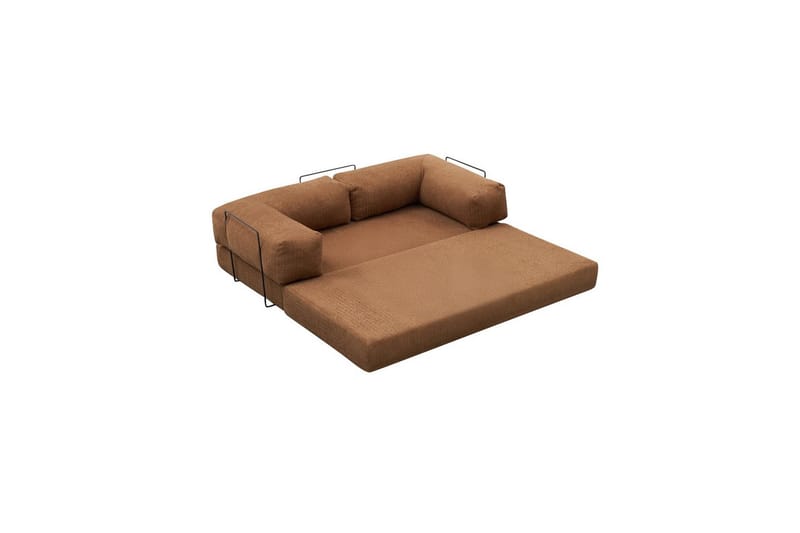 Sufian Hörnbäddsoffa Två Hörn 3-sits - Brun - Möbler - Soffa - Bäddsoffa - Hörnbäddsoffa