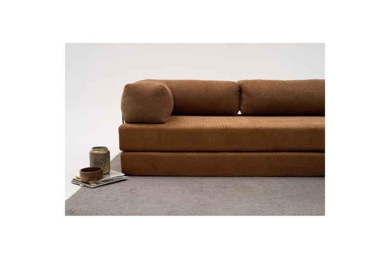 Sufian Hörnbäddsoffa Två Hörn 3-sits - Brun - Möbler - Soffa - Bäddsoffa - Hörnbäddsoffa