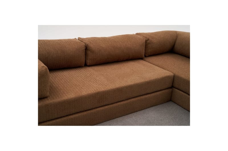 Sufian Hörnbäddsoffa Två Hörn 3-sits - Brun - Möbler - Soffa - Bäddsoffa - Hörnbäddsoffa