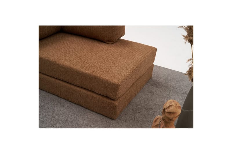 Sufian Hörnbäddsoffa Två Hörn 3-sits - Brun - Möbler - Soffa - Bäddsoffa - Hörnbäddsoffa