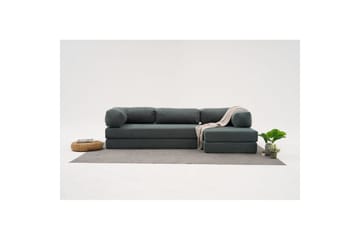 Sufian Hörnbäddsoffa Två Hörn 3-sits - Grön - Möbler - Soffa - Bäddsoffa - Hörnbäddsoffa