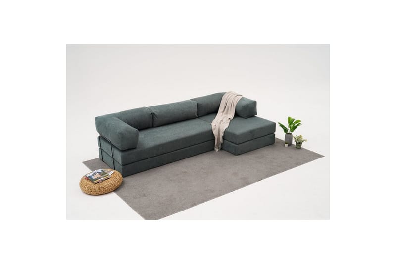 Sufian Hörnbäddsoffa Två Hörn 3-sits - Grön - Möbler - Soffa - Bäddsoffa - Hörnbäddsoffa