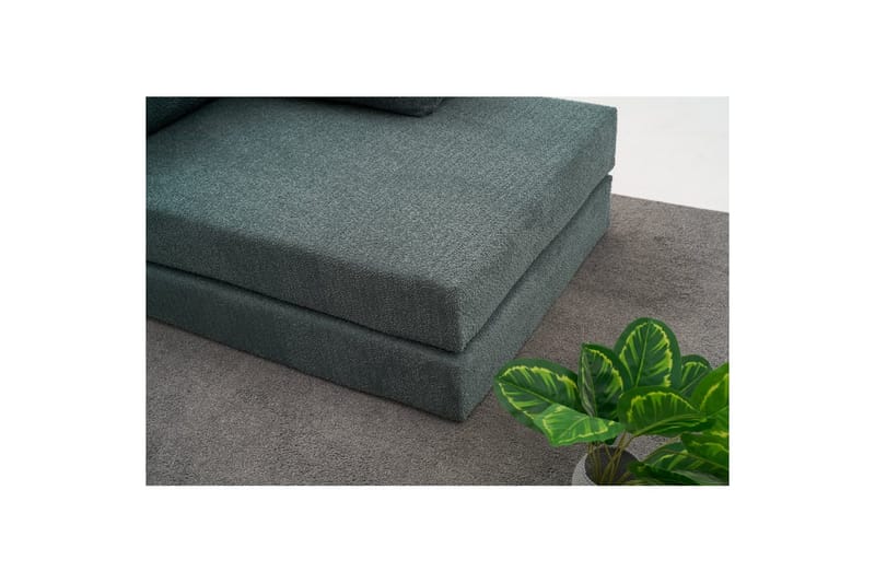 Sufian Hörnbäddsoffa Två Hörn 3-sits - Grön - Möbler - Soffa - Bäddsoffa - Hörnbäddsoffa
