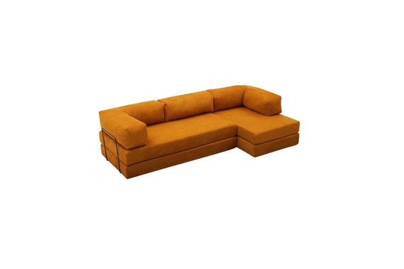 Sufian Hörnbäddsoffa Två Hörn 3-sits - Orange - Möbler - Soffa - Bäddsoffa - Hörnbäddsoffa