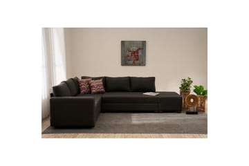 Sufian Soffa med Schäslong 4-sits - Antracit - Möbler - Soffa - Bäddsoffa - Hörnbäddsoffa