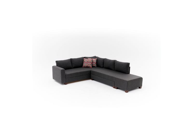Sufian Soffa med Schäslong 4-sits - Antracit - Möbler - Soffa - Bäddsoffa - Hörnbäddsoffa