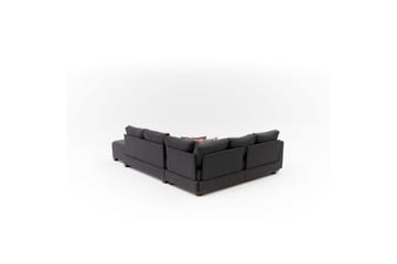 Sufian Soffa med Schäslong 4-sits - Antracit - Möbler - Soffa - Bäddsoffa - Hörnbäddsoffa