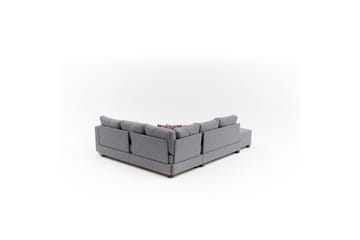 Sufian Soffa med Schäslong 4-sits - Grafitgrå - Möbler - Soffa - Bäddsoffa - Hörnbäddsoffa
