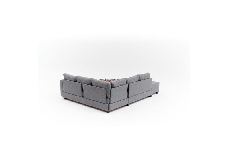 Sufian Soffa med Schäslong 4-sits - Grafitgrå - Möbler - Soffa - Bäddsoffa - Hörnbäddsoffa