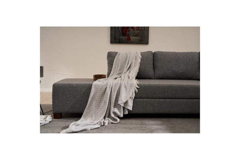 Sufian Soffa med Schäslong 4-sits - Grafitgrå - Möbler - Soffa - Bäddsoffa - Hörnbäddsoffa