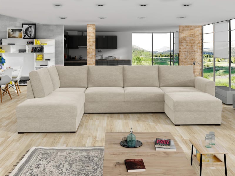Taberk 5-sits U-Soffa med Divan Höger - Möbler - Soffa - Bäddsoffa - Hörnbäddsoffa