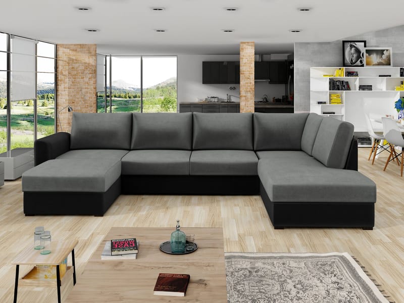Taberk 5-sits U-Soffa med Divan Vänster - Möbler - Soffa - Bäddsoffa - Hörnbäddsoffa